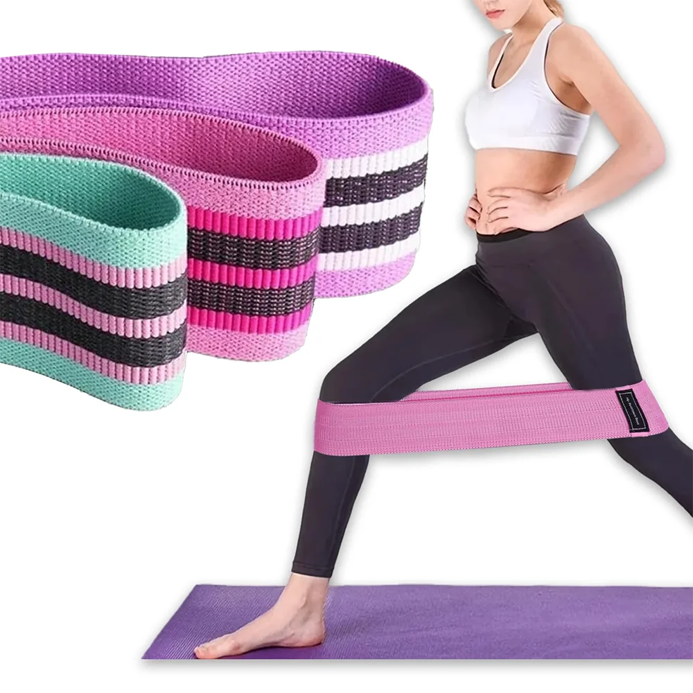 Bandas Elásticas de Resistencia para Glúteos y Piernas (3 Niveles)